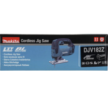 Scie sauteuse sans fil Makita DJV182Z avec batterie lithium-ion 18 Volt et moteur sans balais.