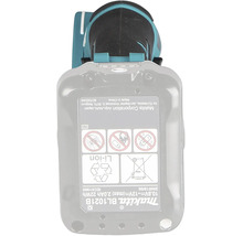 Makita Lithium-Ionen Akku BL1021B mit 10,8 bis 12 Volt maximal und 2,0 Amperestunden.