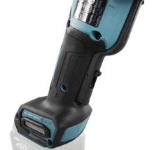 Poignée d'outil sans fil Makita avec prise ergonomique, interrupteur de sécurité et connexion de batterie 40 Volt Max XGT.