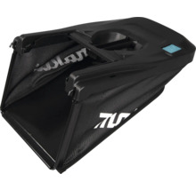 Sac de ramassage pour herbe noir AL-KO en plastique et maille pour tondeuse à gazon.