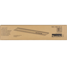 Emballage en carton pour rail de guidage Makita 1000 millimètres, modèle 199140-0, avec illustration du produit et Makita Logo.