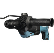 Makita Bohrhammer in Petrol und Schwarz mit Tiefenanschlag und Makita Logo auf dem Seitengriff.