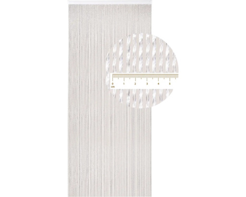 Dekoschal mit Fäden und Messskala