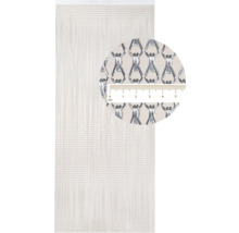 Aluminium Kettenvorhang mit Detailansicht und Messskala