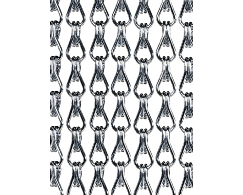 Metallkettenvorhang mit tropfenförmigen Gliedern