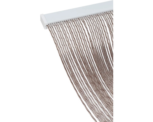 Dekoschal mit Fäden und Aufhängeschiene