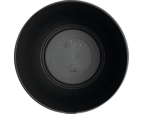 "Soucoupe Elho en plastique avec la mention ""100 % recyclé et recyclable"""