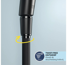 Grohe Duschkopf mit Twiststop-Funktion, die ein Verdrehen des Duschschlauchs verhindert