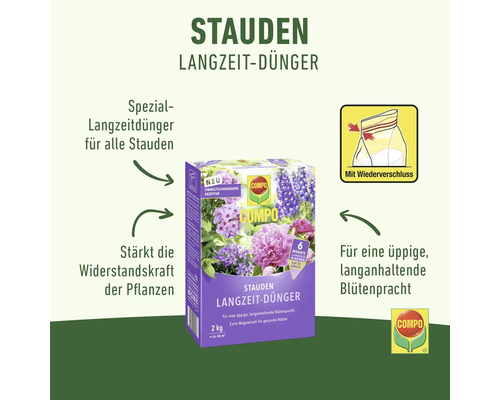 Compo Stauden Langzeit-Dünger Packung