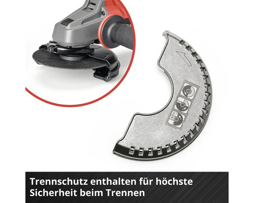 Protection de tronçonnage pour meuleuse d'angle pour une sécurité maximale lors du tronçonnage