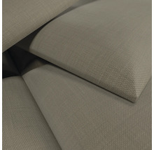 Gros-plan sur un tissu tissé avec une texture fine.