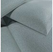 Gros plan de tissu tissé texturé pour un panneau acoustique