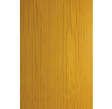 Papier peint jaune avec une structure verticale à l'aspect bois.