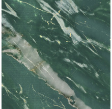 Gros plan d une surface à l aspect marbre vert foncé avec des veines blanches et dorées.