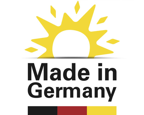 Label Fabriqué en Allemagne.