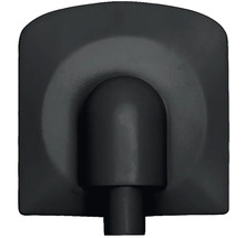 Wandanschlussbogen für Brauseschlauch in Schwarz matt.