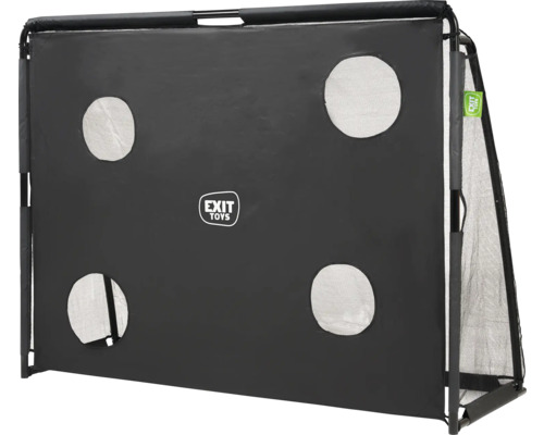 Paroi de tir EXIT Toys pour but de football avec quatre ouvertures pour entraînement.