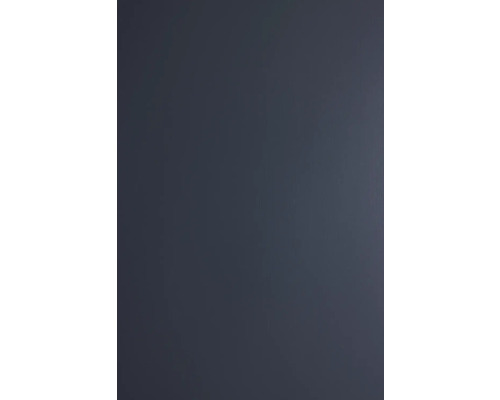 Surface lisse et mate de couleur bleu-gris foncé.