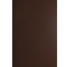 Gros plan d'une surface en bois marron foncé avec un grain fin.