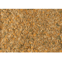 Fischfutter in Flockenform für Aquarienfische in verschiedenen Farben.