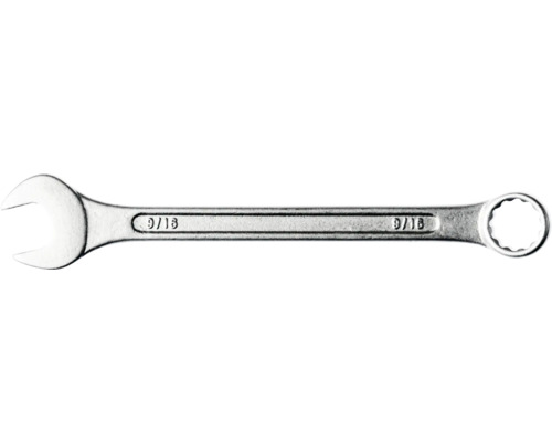 Clé mixte en métal, taille 9 sur 16 pouces.