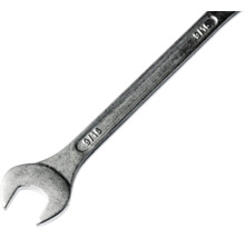 Clé à fourche en acier, taille 9/16 pouce.