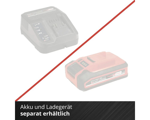 Akku und Ladegerät separat erhältlich.