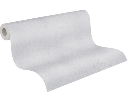 Papier peint intissé structuré aspect béton gris clair