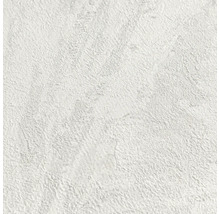 Papier peint blanc avec structure fine à l'aspect crépi ou pierre.