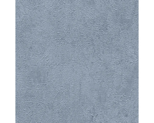Papier peint structuré bleu aspect crépi.