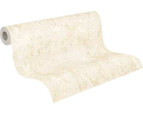 Rouleau de papier peint texturé avec un motif chiné aspect béton.