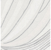 Papier peint intissé avec surface structurée et lignes courbes abstraites.