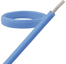 Fil électrique bleu avec âme souple en cuivre et isolation