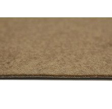 Nahaufnahme eines Nadelfilzteppichs mit gummierter Rückseite