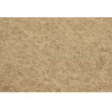 Struktur eines beigefarbenen Nadelvlies-Bodenbelags mit kurzfloriger Oberfläche.