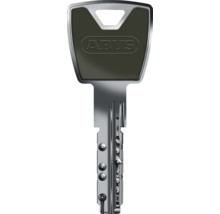 Clé réversible ABUS en métal avec tête en plastique noir et ABUS Logo.