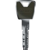 Clé réversible ABUS pour cylindre de fermeture avec tête en plastique et ABUS Logo.