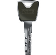 Clé réversible ABUS en métal avec tête en plastique et ABUS Logo.