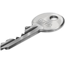 Clé de rechange ABUS en métal pour serrures de porte