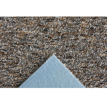 Teppichboden Schlingenware meliert mit Vliesrücken.