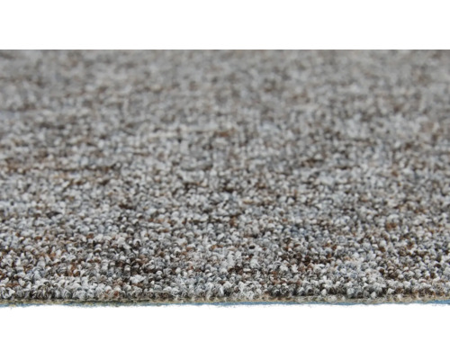 Moquette à boucles structurée avec un aspect chiné.