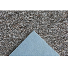 Moquette avec surface texturée et dossier en feutre en gros plan