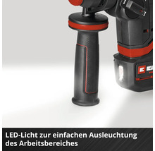 Marteau perforateur sans fil Einhell avec éclairage LED pour un éclairage simple de la zone de travail