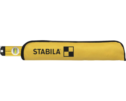Rapporteur d angle numérique et niveau à bulle Stabila TECH 700 DA dans une housse de protection.