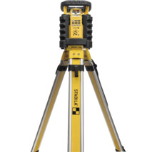 Laser rotatif Stabila sur un trépied avec Stabila Logo pour un nivellement précis.