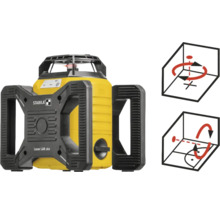 Niveau laser rotatif Stabila LAR 160 pour mise à niveau horizontale et verticale avec fonction d’aplomb.