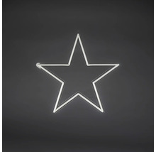 LED-Dekoleuchte in Sternform mit Neon-Optik, dekorative Beleuchtung.