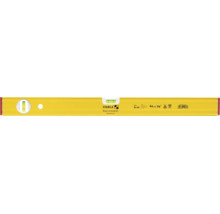 Stabila Wasserwaage Type 80 AS, Länge 60 Zentimeter, mit einer horizontalen und einer vertikalen Libelle.