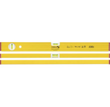 Niveau à bulle Stabila type 80 AS de 60 centimètres avec deux fioles et Stabila Logo.