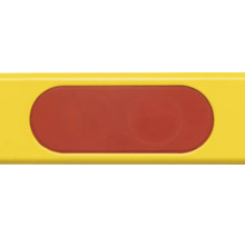 Insert ou bouton ovale sur une surface.